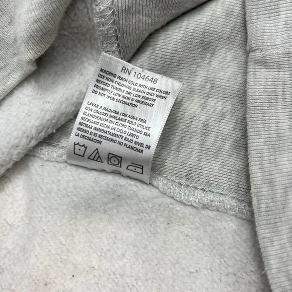 Michigan Wolverines Athletic Dept. crew neck long sleeve sweatshirt light gray S - Picture 7 of 7